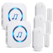 Door Sensor Chime for Door Opens, Business/Home/Office/Store, 500 FT Range, 2...