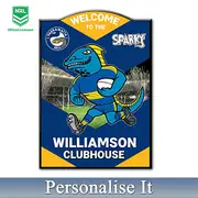 NRL Parramatta Eels Personalised Welcome Sign