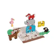 Tooky Toy Wooden Stacking Animals Blocks Elephant/Fox/Crocodile Baby Toy 18m+