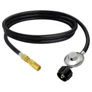 5Ft Propane Adapter Hose and Regulator Replacement Kit for Roadtrip Grills6312