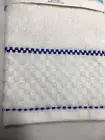 CLOROX KITCHEN TOWEL (1) WHITE BLUE STRIPES WAFFLE ANTIMICROBIAL NWT