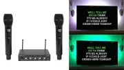 Rockville RKI60 Karaoke Microphone System 4 ipad/iphone/Android/Laptop/TV+LED's