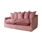 The Cloud 2 Seater Sofa with Blush Corduroy Slipcover
