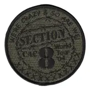 WE'RE CRAZY & SO ARE WE! SECTION CAC 8 WORLD TOUR '04 OD GREEN / BLACK PATCH