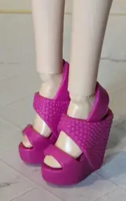 BARBIE Signature Looks 16 MTM DOLL Shoes FUCHSIA Pink SANDALS Fits CURVY & TALL