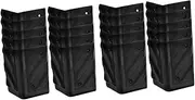 Totority 20pcs Amp Corners Protector Plastic Speaker Edge Protectors Safety Corner Guards for Cabinets Stage and Audio Equipment