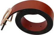 [COSMEVIVI] Women's Belt Woman Belt for Jeans Jean Tightener for Waist Wide Belts for Women Dress Belt for Women Convenient Women Belt Women Casual Belt Wide Belt for Women Cowhide Brown