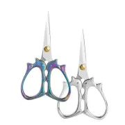 2 Pieces Embroidery Scissors Sharp Sewing Craft Crochet Scissors, Yarn Scisso