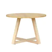 CHOTTO - Juji Round Top Coffee Table - Wood - 60cm