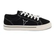 Sneakers Windsor Smith SWEET N in black suede leather - Women's Shoes
