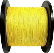Braided Fishing Line Extra Strong Bright Yellow 500m 8-Strand Braided Fishing line Fluorescent Yellow for Fresh and Salt Water High Cost Performance,Zero Stretch,Smaller Diameter,Better Visibility