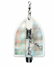Luhr Jensen Deep Six 001 - Clear Silver Disco Tape - 60' Running Depth Trolling