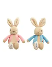 Peter Rabbit And Flopsy Bunny Bean Rattle Plush Toy