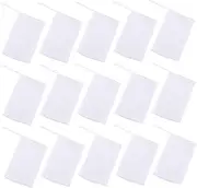 NOLITOY 50pcs Soap Bag Foam Net Soap Drawstring Soap Exfoliating Mesh Pouch Natural Soap Saver Soap Saver Bag Soap Foaming Bag Soap Sack Shower Soap Bags Mesh Body Bar Soap Pe White