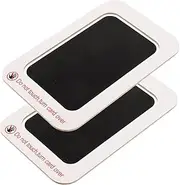 Abaodam Inkless Baby Hand Footprint Kit 2 Pcs Safe Ink Pad for Baby Keepsakes No Washing Needed Material