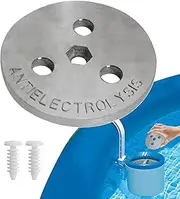 Zinc Anode for Saltwater Pool,Zinc Anode for Pool - Equipment Accessories Block Filtration Protection Pump System Cleaning for Outdoor Indoor Swimming