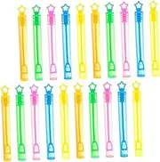 FELTECHELECTR 50Pcs Creative Bubble Wands for Fun Outdoor Bubble for Parties and Summer Play Safe Plastic Material Present