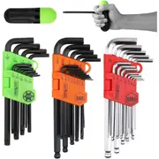 Allen Wrench Set, Hex Key Set Long Arm Ball End Hex Wrench Set, Inch/Metric/Torx T Handle Allen Wrench Set