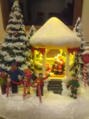RARE 1993 Thomas Kinkade Telaflora Christmas Keepsake "St. Nicholas Circle"