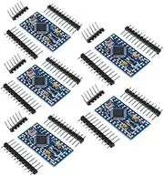 5pcs PRO Mini Atmega328P-AU 5V 3.3V 8Mhz16Mhz Development Board Microcontroller Bootloadered with Pin Headers (5V 16M)