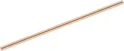 uxcell 1 Pack Pure Copper Round Rod 8mm/5/16 Inch Diameter 300mm/11.8 Inch Length Solid Copper Rod Lathe Bar Stock for DIY Metal Craft Metal Working Hobbies