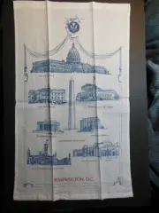 1 New WASHINGTON, D.C. Souvenir Linen Towel, 16.5" x 26"