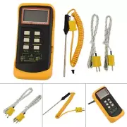 Dual Channel K-Type Digital Thermocouple Thermometer 6802 II, 2 Sensors & Probe