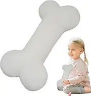Long Sleeping Pillow - Filled Bone Pillow, Bone Throw Pillow Plush Practical Bone Plush Pillow, Long Bone Sleeping Pillow, Skin-Friendly Body Pillow Made of Long Bone for D