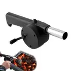 Camping Picnic Portable Barbecue Fan Fire Bellows Tools Air Blower BBQ Grill