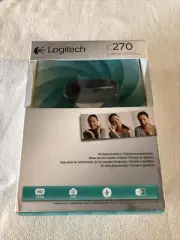 Logitech C270 HD Web Cam 720p Black Ships Same Day Widescreen Video Webcam New