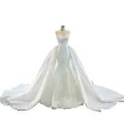 Love Of Mine Two-in-One Fishtail Tube Top Wedding Dress