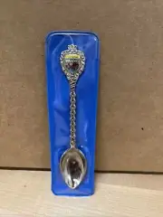 Souvenir Spoon with scene- Lucerne SWITZERLAND, Silverplate Box 142