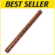 Authentic 15" Brown Jacaranda Peruvian Quena Flute - Artisan Crafted Quality