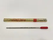 OEM Cross Ball Point Pen Refill Cartridge Medium Point Red Ink New Tested!