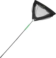 Oimzzr Collapsible Fishing Landing Net Folding Dip Net Trout Fishing Gear for Saltwater Freshwater