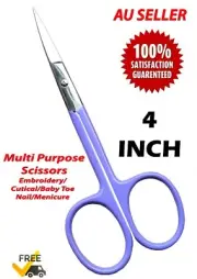 Small Nail Manicure Pedicure Cuticle Arrow Point Jaws Curved Scissors