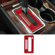 Red Carbon Fiber Interior Automatic Gear Shift Cover Trim For Lincoln Navigator (for: Lincoln)