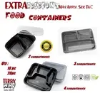 Au 10/20/50pc Freezer Microwavable Meal Prep Food Containers Takeway Bento Box