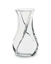 Baccarat Large Serpentine Crystal Vase