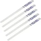 Ceramic Chopsticks Set of 5, Porcelain Japanese Chopsticks Reusable