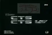 CTS 2014 CADILLAC COUPE OWNERS MANUAL OWNER'S BOOK (for: Cadillac)