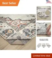 Ultimate Luxurious Plush Rug Pad - 1/4 Thick Dual Surface - Superior Protection