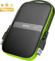 Silicon Power Armor A60 2TB Rugged Shockproof WaterResistant External Hard Drive
