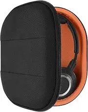 Geekria Shield Case Compatible With Sennheiser HD 239, 238, 229, 228, 220, 219 Headphones - Protective Hard Shell Travel Carrying Bag With Cable Storage (Black)