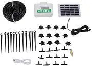 Intelligent Watering Timer Programmable Energy Saving with Solar Panel Automatic Irrigation Timer for Garden Farmland Meadow