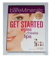 Bare Escentuals bareMinerals GET STARTED EYES CHEEKS LIPS Kit-LIGHT TO MEDIUM