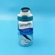 Contigo Kid's 14 oz. Autospout Straw Water Bottle Sharks design