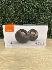 Creative Pebble Modern 2.0 USB Desktop Computer Speakers - Black New