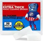 20 Pack Extra Thick Magic Cleaning Pads - Eraser Sponge for All Surfaces - Ki...