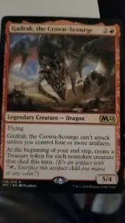 1x Gadrak, the Crown-Scourge JUMPSTART Misprint M21 MTG Magic the Gathering